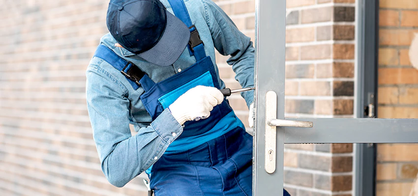 Pivot Storefront Door Locks Installation in Plantation, Florida